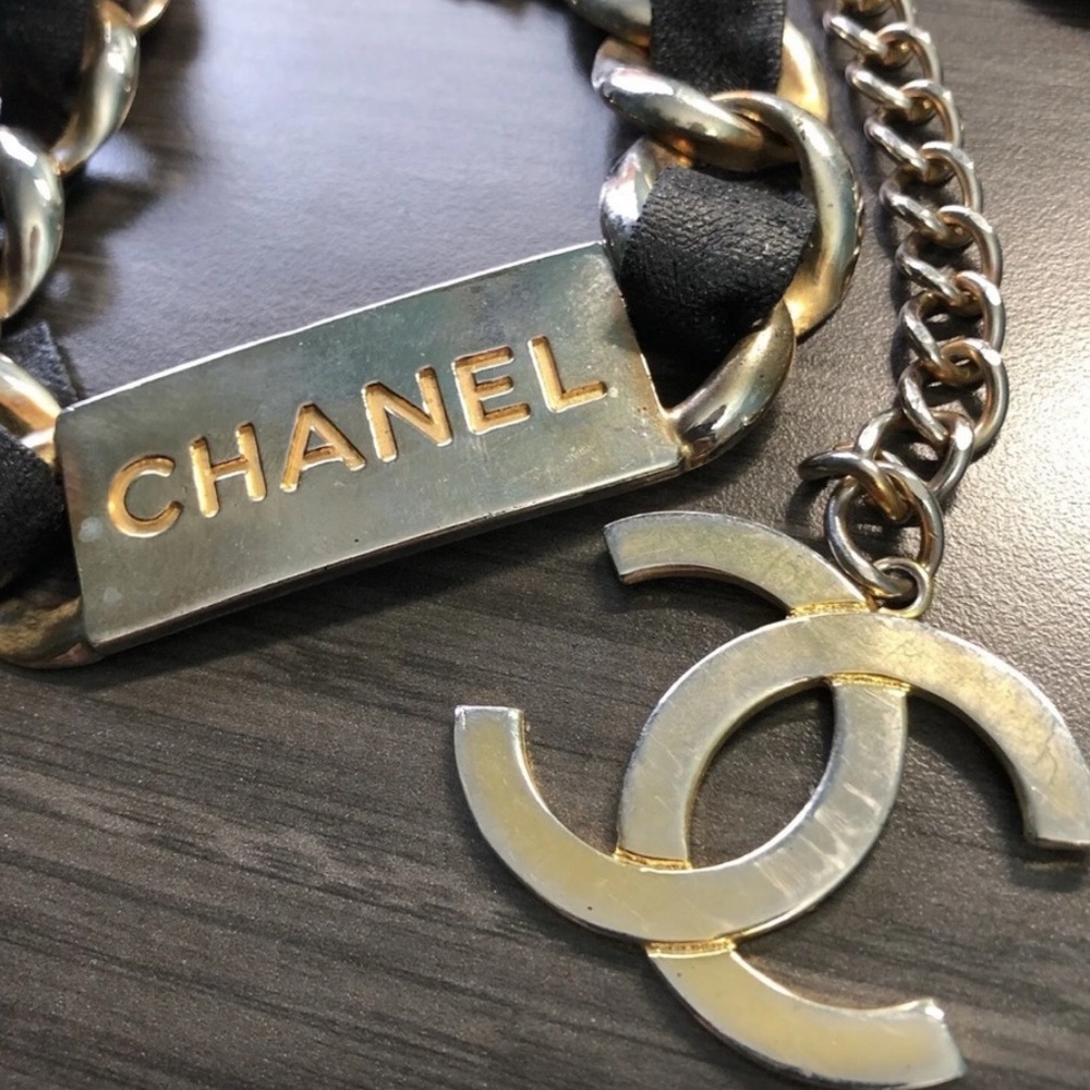 AUTH CHANEL Vintage 1980’s Chain Belt/necklace - Picture 3 of 6